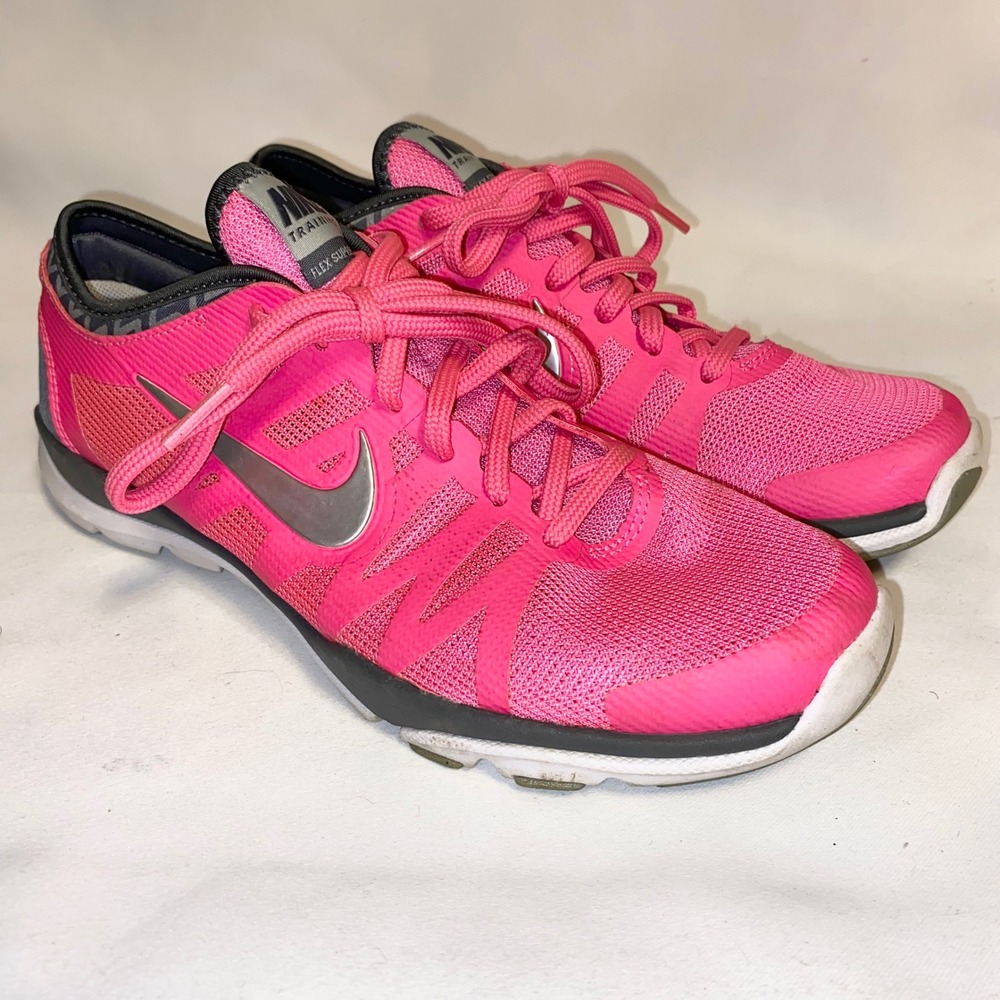Nike‎ Flex Supreme TR 5 Pink Training Shoes Women's Size 7.5 Athletic Sneakers